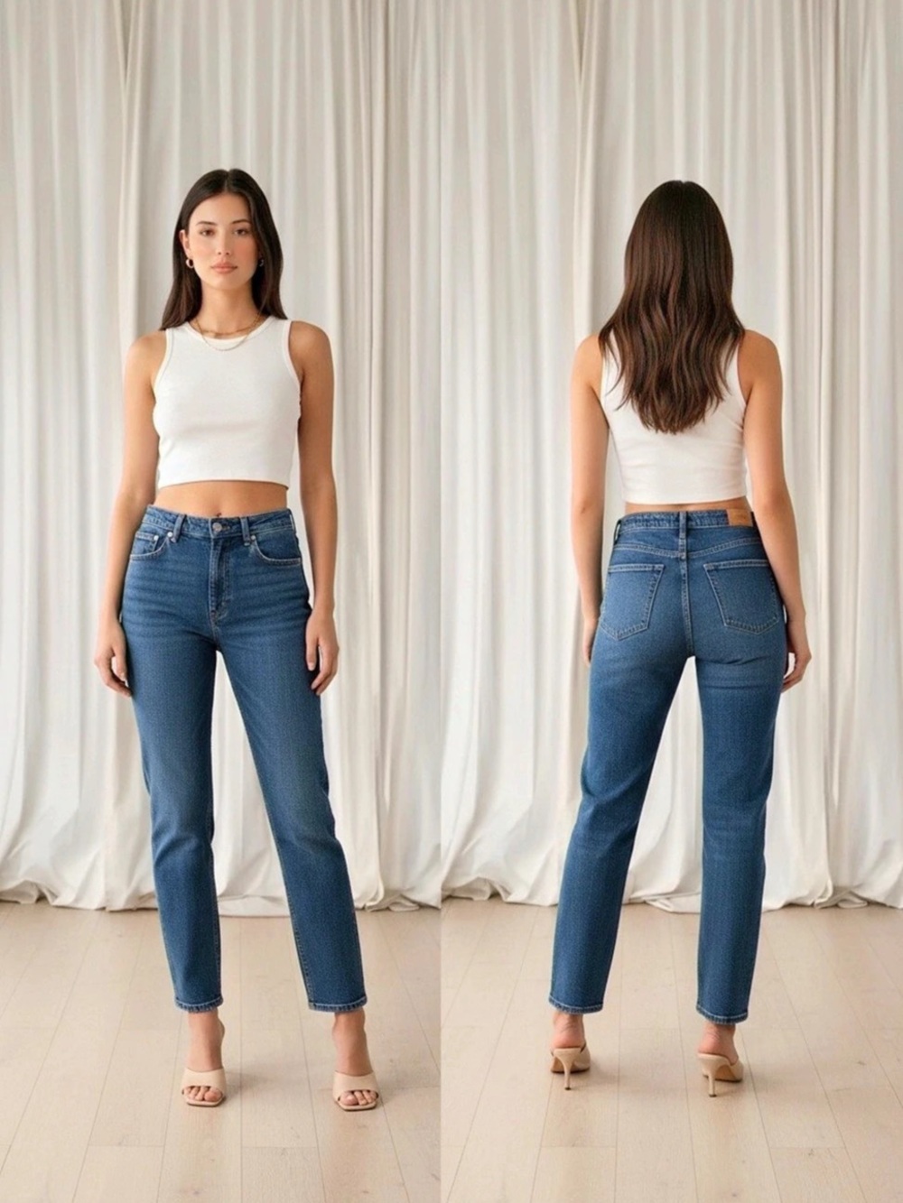 Abercrombie and fitch the 90s Straight ultra high rise Leg Jeans size 30